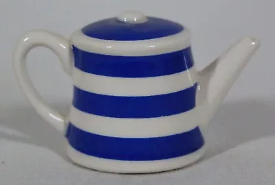 Buy Rare! Vintage 1999 Tiny Cardew Mini Cornishware Classic Teapot 1 1/2  Tall New • 23.29£