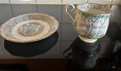 Buy Royal Albert SILVER BIRCH - Coffee / Tea Cup & Saucer • 8.99£