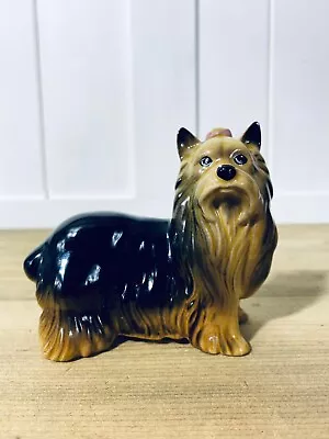 Buy COOPERCRAFT England Yorkshire Terrier Dog Figurine, Vintage Ornament • 2.99£