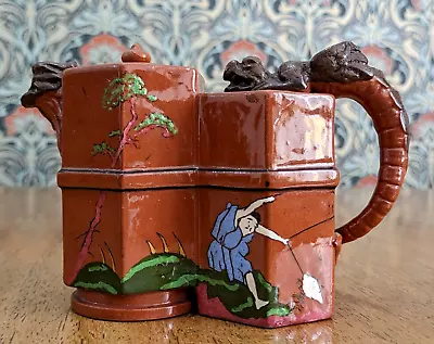 Buy Christopher Dresser Chinoiserie Antique Hexagon Teapot Watcombe Pottery Ceramic • 195£
