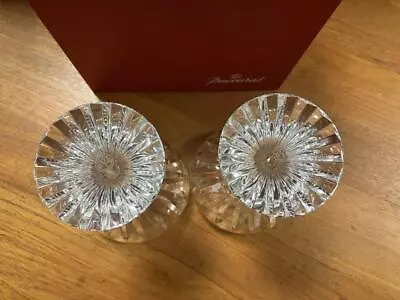 Buy Baccarat Champagne Glass Coupe Massena 2Set Φ98mm Crystal Clear Wine Used No Bo • 482.27£