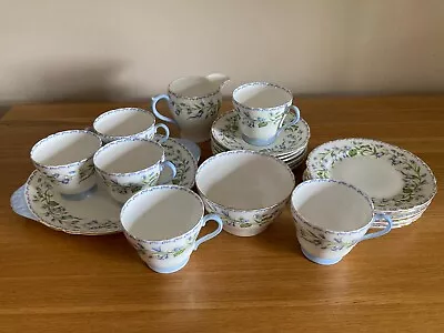 Buy Shelly Harebell Pattern Richmond Shape  13544 Bone China Tea Set • 60£