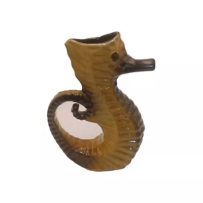 Buy Vintage Cinque Port Studio Pottery Ceramic Seahorse Jug Vase • 64.99£