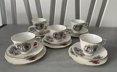 Buy Queen Anne Bone China 5x COMMEMORATING MARRIAGE OF PRINCE CHARLES & DIANA TRIO • 32.95£