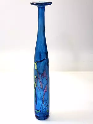 Buy Rare R  Hild Lotze Large 10   Unique Iridescent Art Nouveau Slim Deco Vase • 241.70£