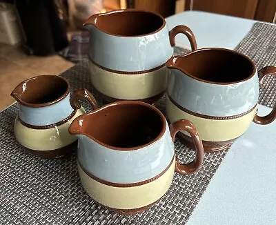 Buy VINTAGE Farmhouse SADLER SET OF THREE GRADUATED JUGS + One Other • 15£