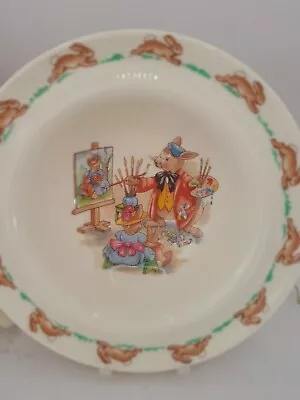 Buy Vintage Royal Doulton Bunnykins Bowl - Pierre The Artist • 6£