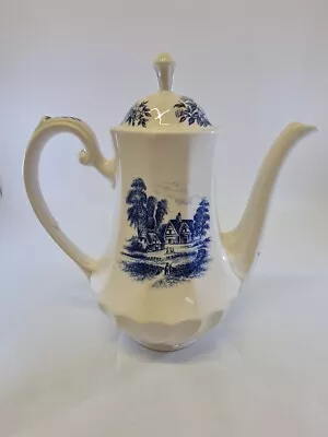 Buy Ironstone Staffordshire Ridgeway Ceramic Coffee Pot • 20£