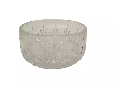 Buy Vintage Edinburgh Cut Crystal Glass Bowl With Intricate Star Pattern  • 9.99£