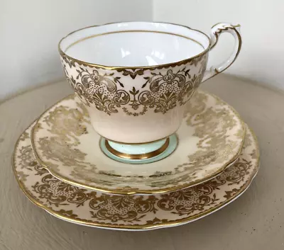Buy Paragon Fine Bone China A.1824 Pattern Tea Trio (Tea Cup, Saucer, Side Plate) • 9.99£