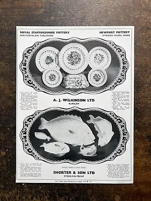 Buy A J Wilkinson - Newport Pottery - Clarice Cliff - 1954 Press Cutting R416 • 5£