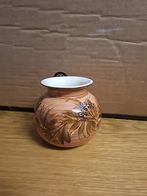 Buy Rare Jersey Pottery Vase Hand Painted Medium Size • 5.99£