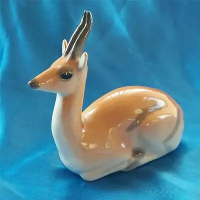 Buy USSR  Lomonosov Model Of  Porcelain  Antelope Gazelle Or Deer  Russia 10 Cm Long • 12.98£