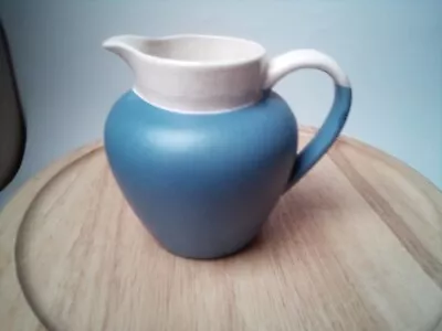 Buy Devonmoor  Pottery Vintage Jug Blue White  Glaze 10.5 Cm • 9£