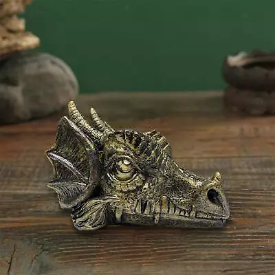 Buy Dragon Head Figurine Sphere Display Stand Sculpture Ornament • 9.72£