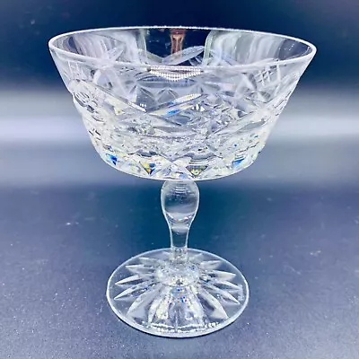 Buy Vintage Champagne Cut Glass Or Crystal Brierley Signed Stemware Drinkware  • 18.66£