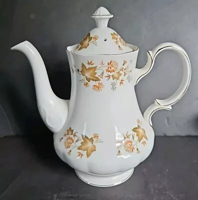 Buy Large Colclough Bone China Coffee Pot In The Avon Pattern - 2 Pints • 30£