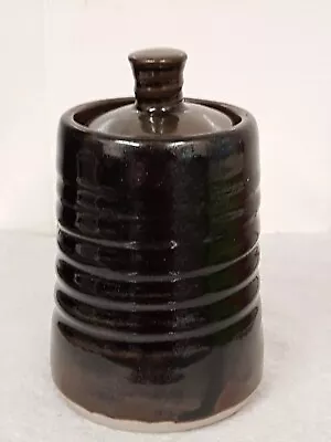 Buy Vintage Borgh Pottery Isle Of Lewis Scottish Studio Pottery Stoneware Lidded Jar • 18£