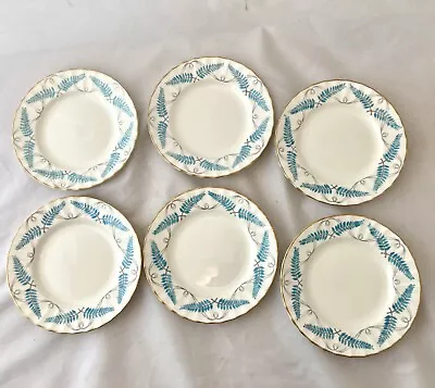 Buy 1950 Vintage Royal Worcester 6 X “Ferncroft  Tea / Side Plates 6   Excellent • 40£