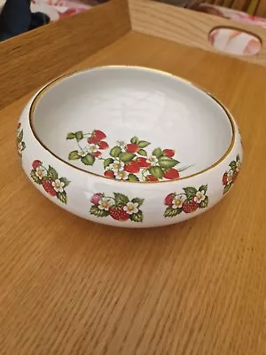 Buy Vintage Braunton Studio Ceramic Pottery N.Devon England Sml Bowl Strawberry... • 13.50£