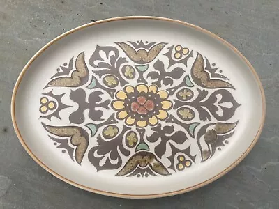 Buy Denby Pottery Canterbury Design Oval Serving Plate 12.5  By 9 Inches • 9.50£