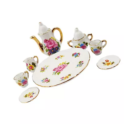 Buy 8pcs Tea Set Kids Tea Set Toys Kids Pretend Tea Set Ceramic Doll Tea Set • 10.85£