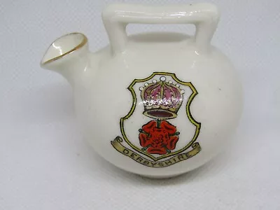 Buy Goss China Crested Ware Derbyshire (Ancient Kettle Hastings) • 3.99£