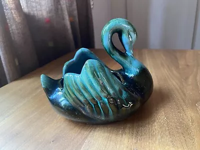 Buy Vintage Blue Mountain Canada Pottery Swan Decorative Ornament Trinket  • 15£