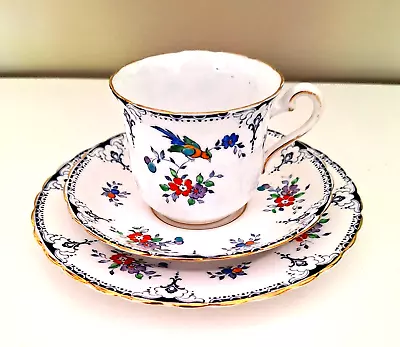 Buy Vintage Tuscan Plant Trio Set An Early Bird Of Paradise Fine Bone China England • 21£