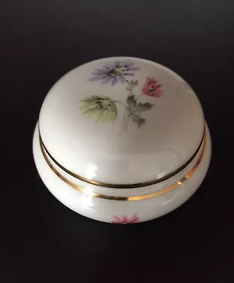 Buy Royal Porzellan KPM Bavaria Trinket Dish Bowl Floral Gold Rim Vintage • 4.99£