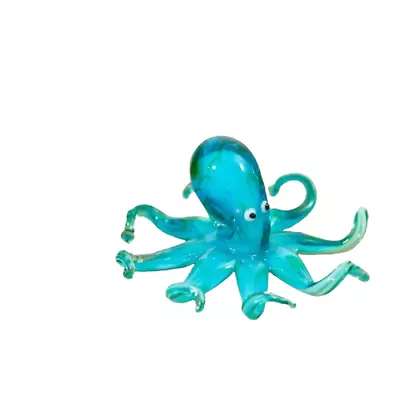 Buy Glass Octopus Ornament - Blue & Green • 10.99£