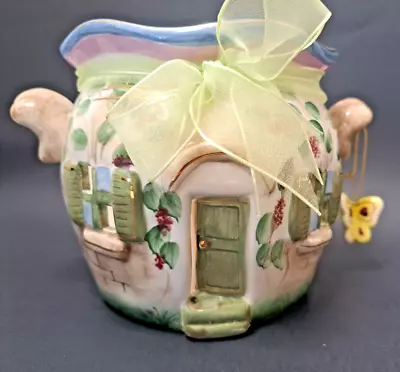 Buy Ceramic Planter Cottage House Candle Holder • 16.80£