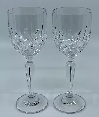 Buy Set Of 2 Waterford Crystal Newgrange Sherry Goblets Glasses 6 3/4” Discontinued • 59.97£