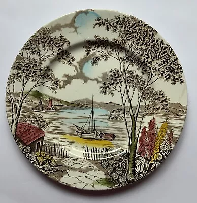 Buy Decorative W H Grindley Plate. 'Holiday'. Staffordshire, England • 9.99£