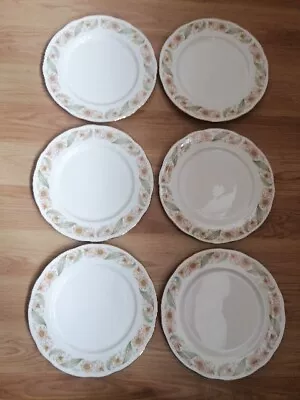 Buy 6 X Duchess Greensleeves Pattern English Fine Bone China 10  Diameter Plates • 19.90£