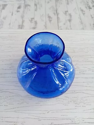 Buy Cobalt Blue, Glass Sack Vase • 13£