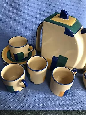 Buy Deco Burslem Pottery Coffee Set • 50£