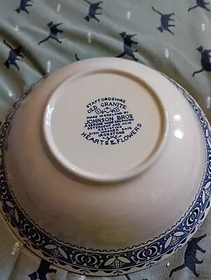 Buy Johnson Brothers Old Granite 'Hearts And Flowers Bowl  • 12£