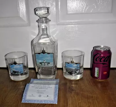 Buy Bradford Concord Whisky Decanter And 2 Glasses ~ Excellent ~ COA • 25£
