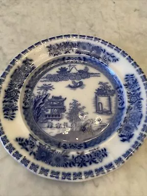 Buy W Ridgway Flo-blue 9.25” Plate Canton Pattern England • 16.77£