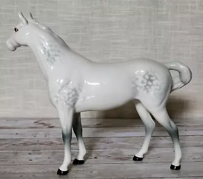 Buy Beswick 1st Version Dapple Grey Gloss Swish Tail Horse Figurine  Model No. 1182 • 139.99£