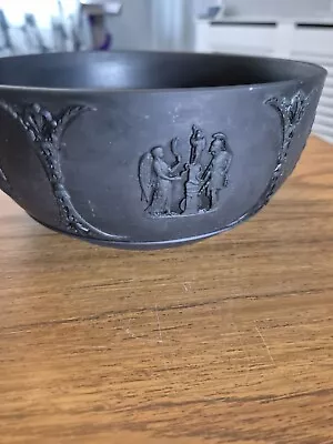 Buy Wedgwood Black Basalt Classical Style Bowl Late Victorian Period • 100£