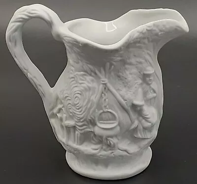 Buy Portmeirion Parian Ware 6.5  Jug Pilgrims Witches British Heritage Collection VG • 7.99£