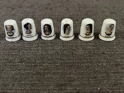 Buy Henry The 8th English Bone China Thimble 6 Wives Collection • 12£