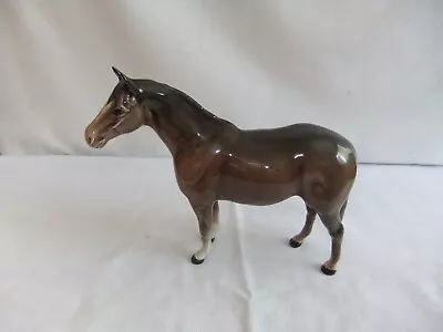 Buy BESWICK HORSE  ENGLAND *Repaired Back Legs* • 16£