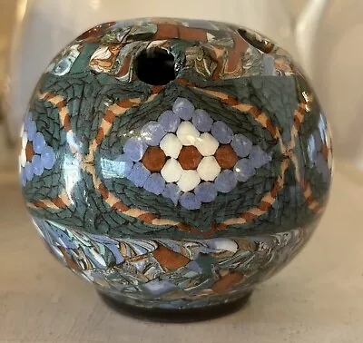Buy Vintage Signed Gerbino Of Vallauris France Miniature Mosaic Pottery Vase • 88.69£