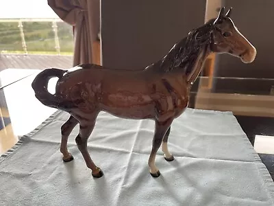 Buy Beswick Large Dark Brown Horse • 17.99£