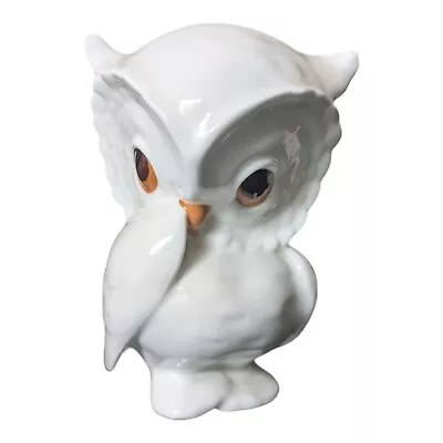 Buy Vintage Royal Osborne Fine White Bone China Small Owl • 10£