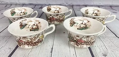 Buy Set Of 5 Royal Staffordshire Ceramics WATERFALL Coffee/Tea Cups Made In England • 13.97£