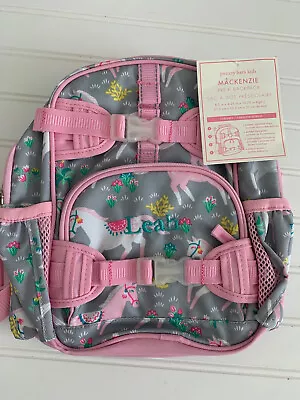Buy Pottery Barn Kids LEAH Pink Unicorn Backpack NWT Preschool • 15.84£